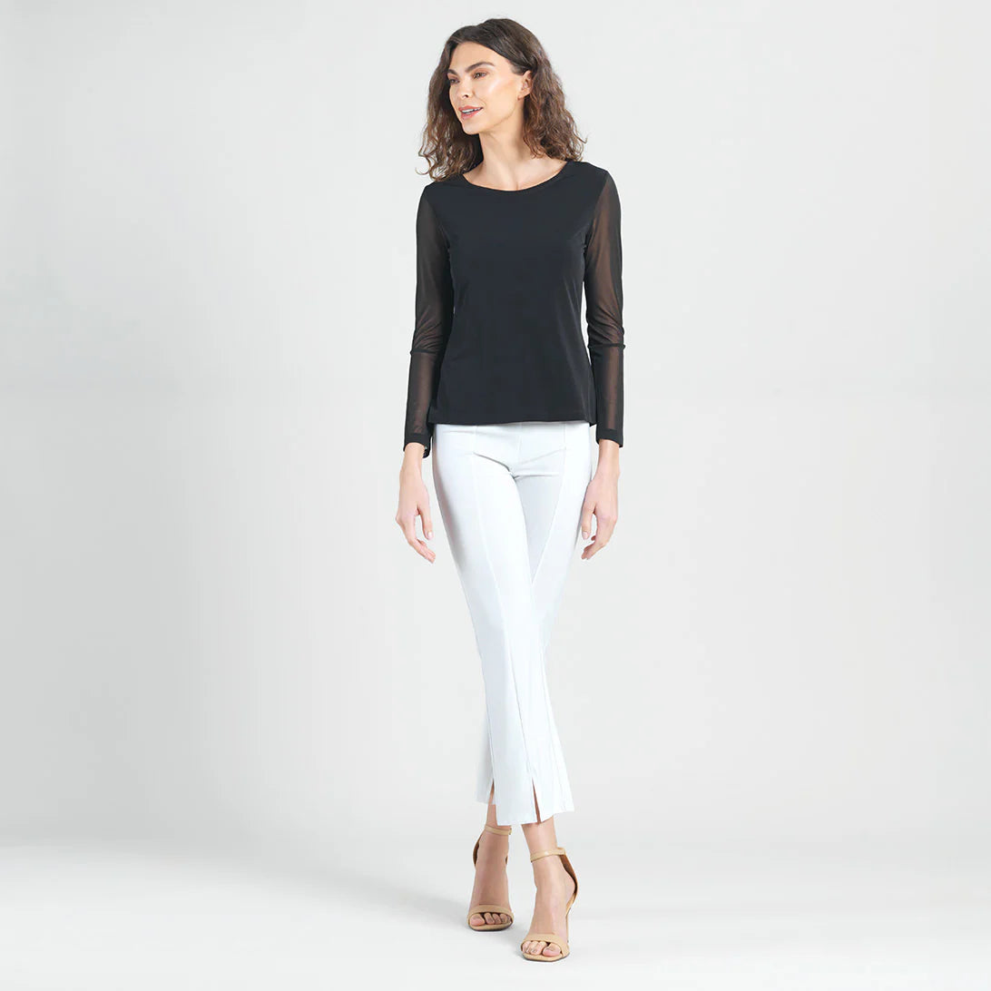 Long Mesh Sleeve Top